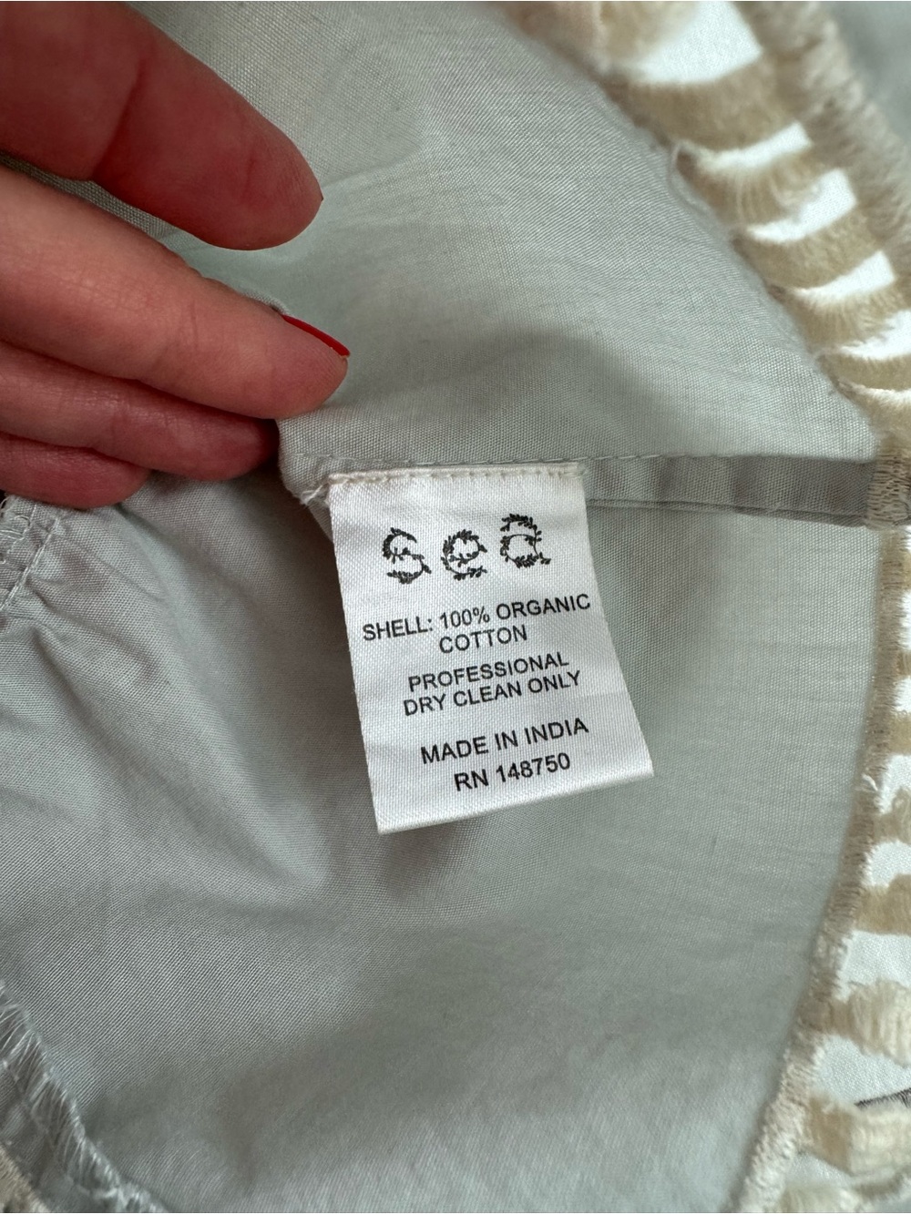 Sea New York Blaire Eyelet Embroidered Flutter Sleeve Top in Pale Blue - Picture 8 of 8